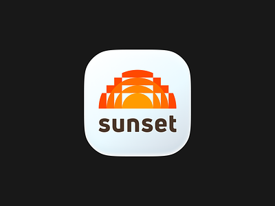 Sunset icon!