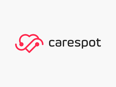 CareSpot! brand brand identity branding branding design health healthcare heart hospital icon illustration logo logo design love mark medical pharmacy spot symbol wordmark