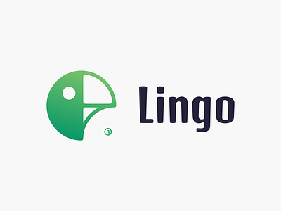 Lingo! bilingual bird brand brand identity branding design duolingo icon illustration language lingo logo logo design logotype mark parrot rebrand rebranding symbol talk