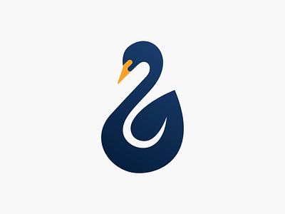 Swan! app bird birds brand brand identity branding crane goose icon illustration logo logo design mark rebrand rebranding revamp saas stork swan symbol
