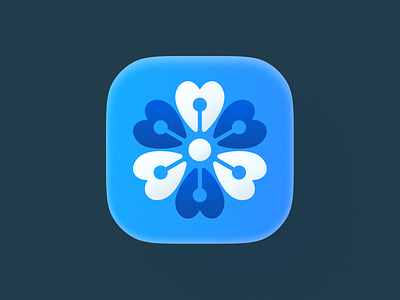 Azzurro! app azzurro big sur blue brand brand identity branding flower icon illustration logo logo design mark plant rebrand redesign revamp saas symbol ui