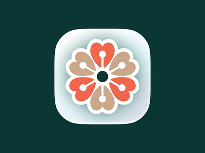 Fiore icon! 3d app big sur brand brand identity branding fiore flora floral flower icon illustration logo logo design mark plant rebrand rose saas symbol