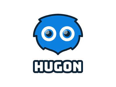 Hugon! brand brand identity branding character cute icon illustration logo logo design mark mascot playful rebrand redesign symbol