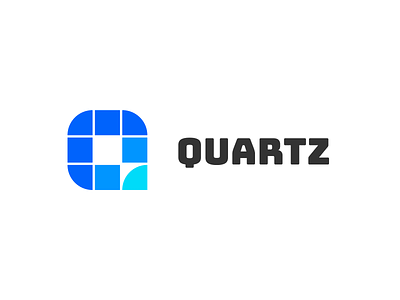 Quartz! app brand brand identity branding design gradient icon letter logo logo design logotype mark q quartz rebrand saas startup symbol type web