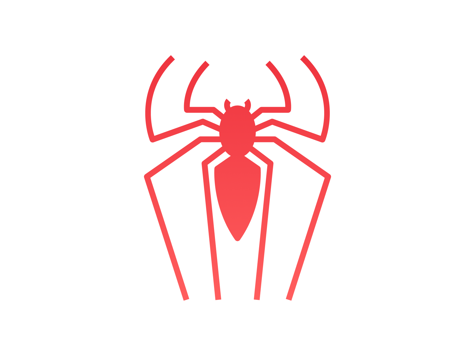Spider-Man Logo! brand brand identity branding gradient icon illustration logo logo design mark rebrand redesign spider spiderman symbol widow