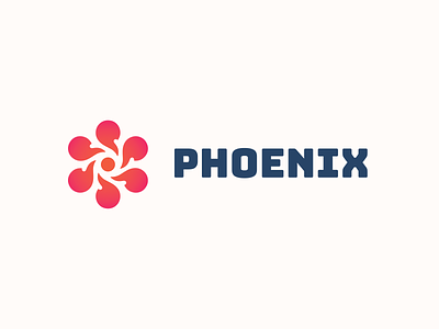Phoenix! abstract bird brand brand identity branding brands design fire flame flower icon illustration logo logo design mark phoenix rebrand redesign symbol