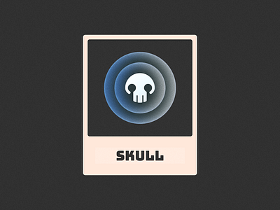 Skull brand branding bubble card character design figma glow gradient grain icon illustration logo logo design mark poster skeleton skull symbol texture