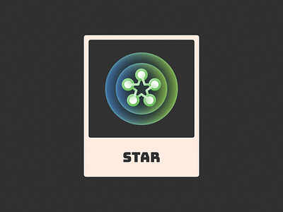 Star! brand branding card figma glow gradient grain icon illustration logo logo design loop mark nft noise poster saas star symbol texture
