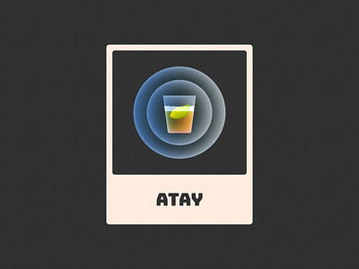 Atay ( Moroccan Tea ) atay berrad brand branding cup glass glow gradient grainy icon illustration logo logo design mark moroccan morocco noise symbol tea texture
