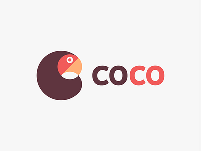 COCO ! abstract animal bird brand branding c letter coco for sale geometric icon illustration lettermark logo logo design logodesign mark parrot symbol