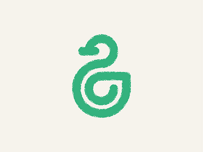 Duck Symbol! animal bird brand branding duck flamingo geometric icon illustration letter lettermark logo logo design logodesign mark monogram pelican s swan symbol