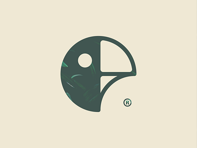 Parrot symbol! abstract animal bird brand branding design geometric icon illustration logo logo design logodesign mark monochrome monomark nature parrot stroke symbol