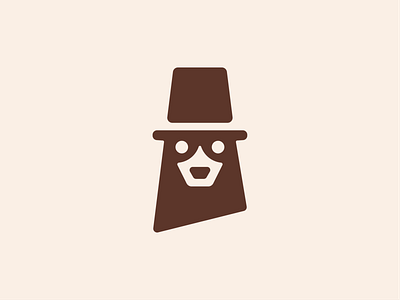 Bear Mark animal bear brand branding forest geometric hat icon illustration logo logo design logodesign mark monochrome monomark park symbol