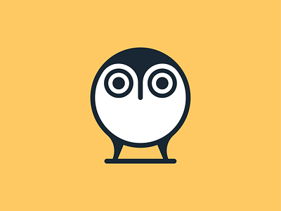 Owlet! animal bird brand branding cute for sale geometric icon illustration logo logo design logodesign mark mascot monochrome owl owlet symbol tweet wings