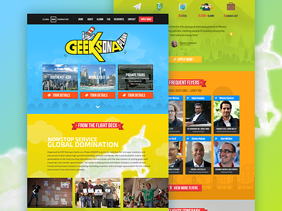 500 Startups: GeeksOnAPlane (WIP) design ui ux web