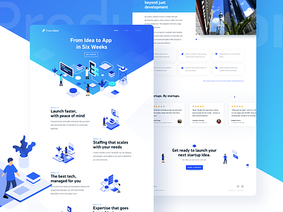 ProductDone design illustration landing page product design startup ui ux web web design website