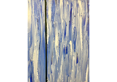 Blue abstract art art artwork color painting