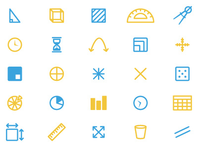 Educational Icons app education icons interface myblee ui ux