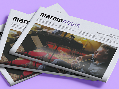 marmonews editorial layout marmoset newspaper print