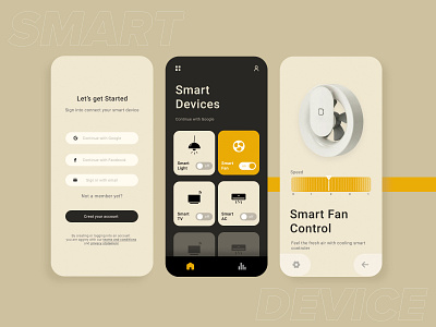 Smart device app design mobile app ui ux venish venishvyan