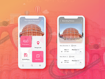 Travel App app mobile app ui ux venish venishvyan