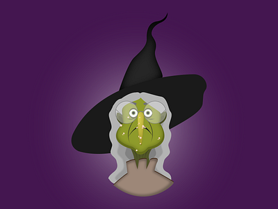 Witch design digital art illustration vector