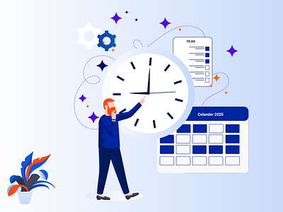 Time Management Vector