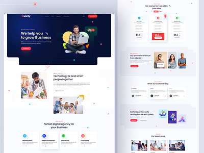 Quiety Creative Agency Landing page