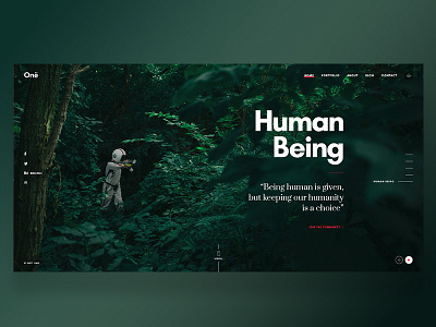 Human Being design typography ui ux vector web