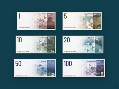 US Dollar Redesign banknote currency dollar redesign