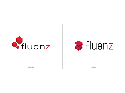 Fluenz - Logo (before after)