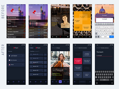 Fluenz - App (before after)