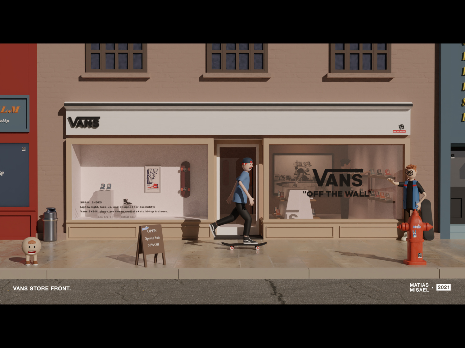 vans store front
