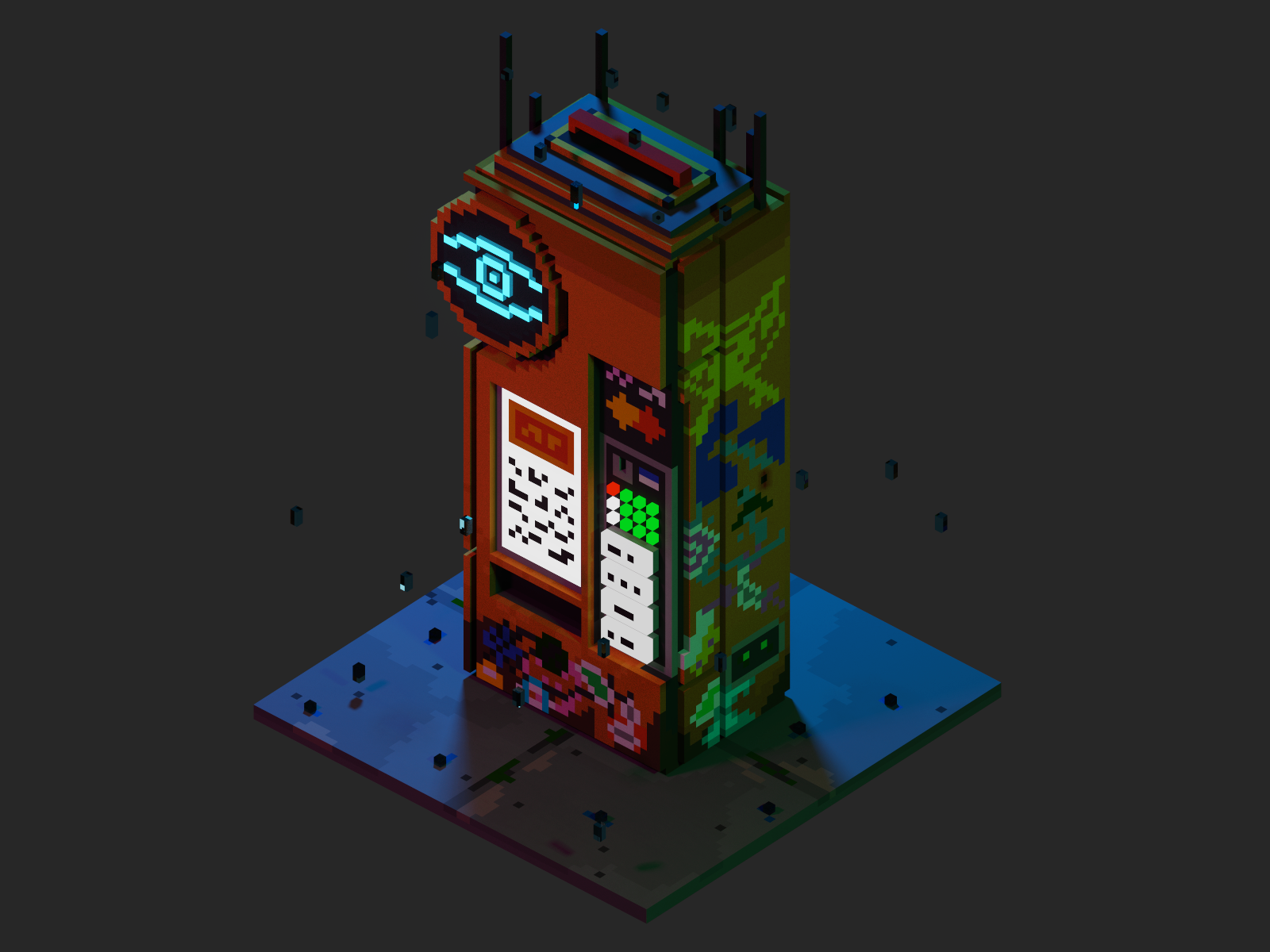 cyberpunk magicavoxel download.