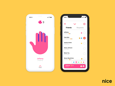 nice Display app concept concept app high five mobile mobile display ui ux