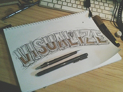 Visualize handlettering lettering typography