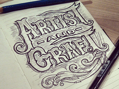 Artist & Craft handlettering lettering typography