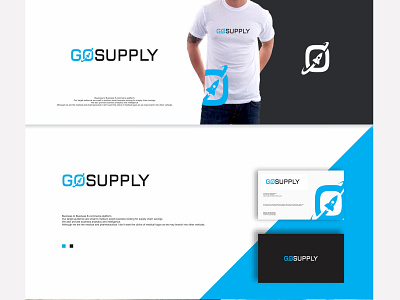 gosupply brand guideline branding design flat illustration logo vector