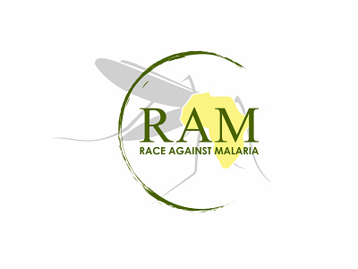 RAM african artwork brand guideline branding design illustration logo malaria mosquito vector
