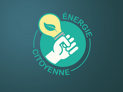 Label Citizen Energy activism activist bulb citizen citoyen electricity energie energy green label logo people power