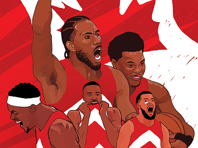 Toronto Raptors 2019 NBA Champions Poster