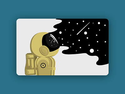 Spaceman astronaut cosmic dream geometric graphic illustration illustrator space spaceman