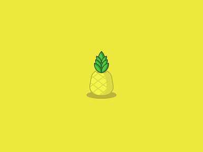 Pineapple branding design fruit geometric icon illustration illustrator logo mobile app pineapple ui ux vector website yellow