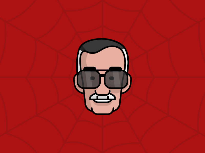Stan Lee stan lee stanlee stan marvel icon logo design vector illustrator ui geometric illustration