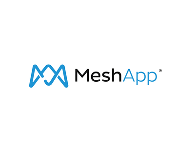 MeshApp logo branding logo logotype meshapp start up