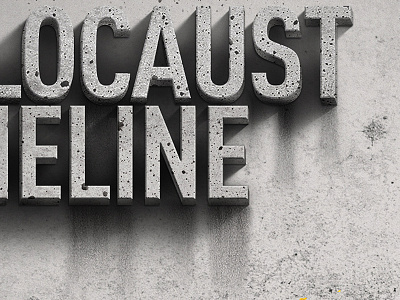 Holocaust Timeline ui website design