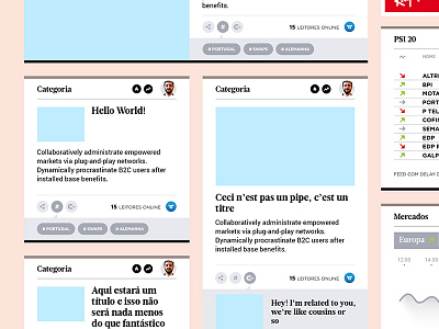 Diário Económico — newspaper website proposal