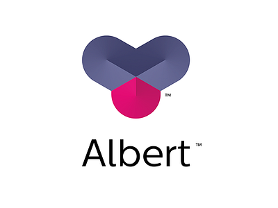 Albert — work in progress albert app brand logo logotype