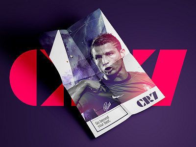 Discontinued Branding Project branding copywriting cr7 cristiano ronaldo football soccer sports thing pink