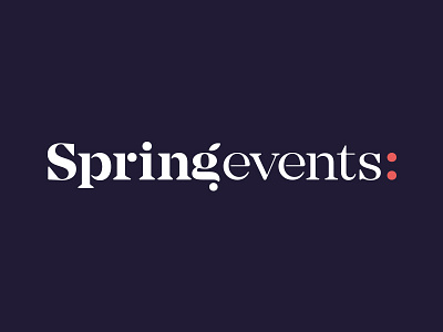 Springevents — Lettermark brand hostesses logo logotype